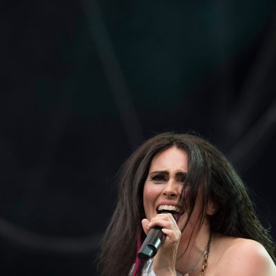 Dutch singer Sharon den Adel Within Temptation live Greenfield Festival