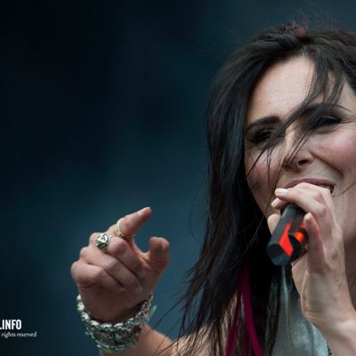 Dutch singer Sharon den Adel Within Temptation live Greenfield Festival