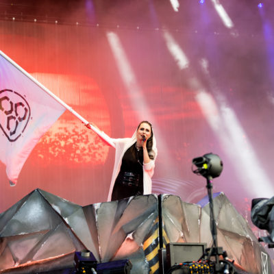 Dutch Rock Music Within Temptation Performing Wacken Open Air 2019