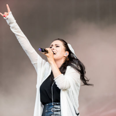 Dutch Rock Music Within Temptation Performing Wacken Open Air 2019