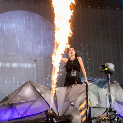 Dutch Rock Music Within Temptation Performing Wacken Open Air 2019