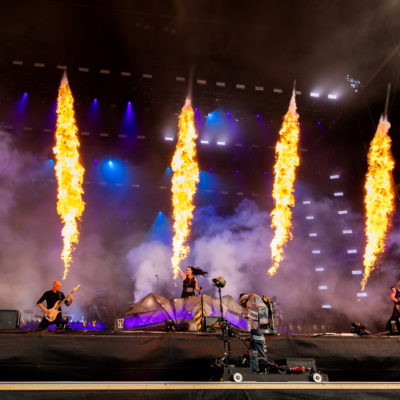 Dutch Rock Music Within Temptation Performing Wacken Open Air 2019