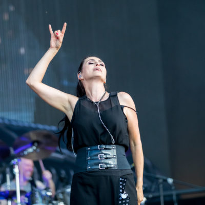 Dutch Rock Music Within Temptation Performing Wacken Open Air 2019