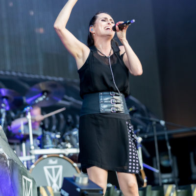 Dutch Rock Music Within Temptation Performing Wacken Open Air 2019